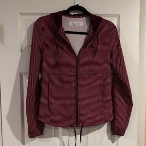 Carve Designs Women’s Pink & Purple Striped Hooded‎ Jacket size XS